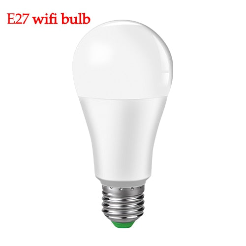 3pcs E27 B22 Wifi Smart LED Bulb 15W Intellegent Warn Lighting Dimmable LED Lamp App Control Work with Alexa Google Assistant