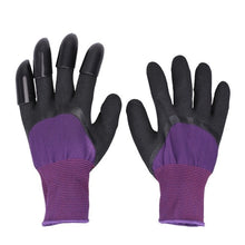 Load image into Gallery viewer, 1 Pair Garden Gloves 4 ABS Plastic Garden Genie Rubber Gloves With Claws Quick Easy to Dig and Plant For Digging Planting