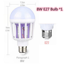 Load image into Gallery viewer, AC175~220V LED Mosquito Killer Bulb E27/B22 LED Bulb For Home Lighting Bug Zapper Trap Lamp Insect Anti Mosquito Repeller Light
