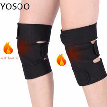 Load image into Gallery viewer, 1 Pair Tourmaline Self Heating Knee Pads Magnetic Therapy Kneepad Pain Relief Arthritis Brace Support Patella Knee Sleeves Pads