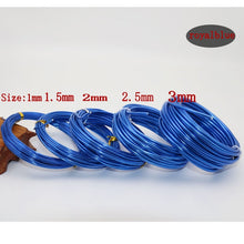 Load image into Gallery viewer, Diy color aluminum wire 3/2.5/2.0/1.5/1mm aluminum wire jewelry process material wire soft aluminum wire aluminum wire 10-5m