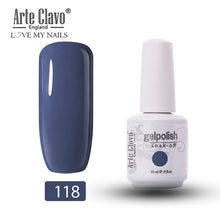 Load image into Gallery viewer, Arte Clavo Vernis Semi Permanant UV LED Gel Nail Polishes 47 Colors Nail Gel Polish Long Lasting Soak-Off Lucky Set Gel Varnish