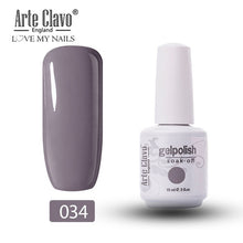 Load image into Gallery viewer, Arte Clavo Vernis Semi Permanant UV LED Gel Nail Polishes 47 Colors Nail Gel Polish Long Lasting Soak-Off Lucky Set Gel Varnish
