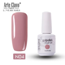 Load image into Gallery viewer, Arte Clavo Vernis Semi Permanant UV LED Gel Nail Polishes 47 Colors Nail Gel Polish Long Lasting Soak-Off Lucky Set Gel Varnish