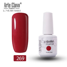 Load image into Gallery viewer, Arte Clavo Vernis Semi Permanant UV LED Gel Nail Polishes 47 Colors Nail Gel Polish Long Lasting Soak-Off Lucky Set Gel Varnish