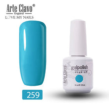 Load image into Gallery viewer, Arte Clavo Vernis Semi Permanant UV LED Gel Nail Polishes 47 Colors Nail Gel Polish Long Lasting Soak-Off Lucky Set Gel Varnish