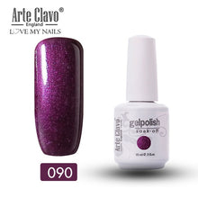 Load image into Gallery viewer, Arte Clavo Vernis Semi Permanant UV LED Gel Nail Polishes 47 Colors Nail Gel Polish Long Lasting Soak-Off Lucky Set Gel Varnish