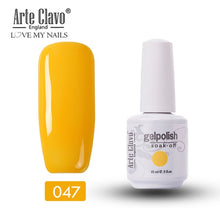 Load image into Gallery viewer, Arte Clavo Vernis Semi Permanant UV LED Gel Nail Polishes 47 Colors Nail Gel Polish Long Lasting Soak-Off Lucky Set Gel Varnish