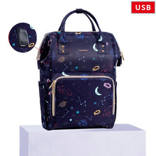 Load image into Gallery viewer, SUNVENO Mommy Diaper Bag Large Capacity Baby Nappy Bag Designer Nursing Bag Fashion Travel Backpack Baby Care Bag for Mother Kid