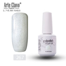 Load image into Gallery viewer, Arte Clavo Vernis Semi Permanant UV LED Gel Nail Polishes 47 Colors Nail Gel Polish Long Lasting Soak-Off Lucky Set Gel Varnish