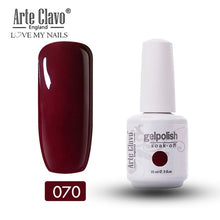 Load image into Gallery viewer, Arte Clavo Vernis Semi Permanant UV LED Gel Nail Polishes 47 Colors Nail Gel Polish Long Lasting Soak-Off Lucky Set Gel Varnish