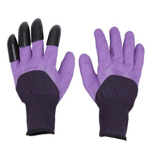 Load image into Gallery viewer, 1 Pair Garden Gloves 4 ABS Plastic Garden Genie Rubber Gloves With Claws Quick Easy to Dig and Plant For Digging Planting