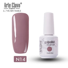 Load image into Gallery viewer, Arte Clavo Vernis Semi Permanant UV LED Gel Nail Polishes 47 Colors Nail Gel Polish Long Lasting Soak-Off Lucky Set Gel Varnish