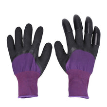 Load image into Gallery viewer, 1 Pair Garden Gloves 4 ABS Plastic Garden Genie Rubber Gloves With Claws Quick Easy to Dig and Plant For Digging Planting