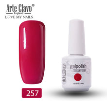 Load image into Gallery viewer, Arte Clavo Vernis Semi Permanant UV LED Gel Nail Polishes 47 Colors Nail Gel Polish Long Lasting Soak-Off Lucky Set Gel Varnish