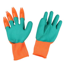 Load image into Gallery viewer, 1 Pair Garden Gloves 4 ABS Plastic Garden Genie Rubber Gloves With Claws Quick Easy to Dig and Plant For Digging Planting