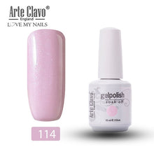 Load image into Gallery viewer, Arte Clavo Vernis Semi Permanant UV LED Gel Nail Polishes 47 Colors Nail Gel Polish Long Lasting Soak-Off Lucky Set Gel Varnish
