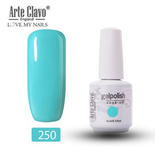 Load image into Gallery viewer, Arte Clavo Vernis Semi Permanant UV LED Gel Nail Polishes 47 Colors Nail Gel Polish Long Lasting Soak-Off Lucky Set Gel Varnish