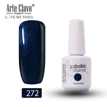 Load image into Gallery viewer, Arte Clavo Vernis Semi Permanant UV LED Gel Nail Polishes 47 Colors Nail Gel Polish Long Lasting Soak-Off Lucky Set Gel Varnish