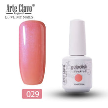 Load image into Gallery viewer, Arte Clavo Vernis Semi Permanant UV LED Gel Nail Polishes 47 Colors Nail Gel Polish Long Lasting Soak-Off Lucky Set Gel Varnish