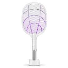 Load image into Gallery viewer, Portable USB Rechargeable Fly Mosquito Racket Mug Killer Household Electric Hand Held Bug Zapper Insect Fly Swatter Racket