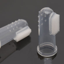 Load image into Gallery viewer, Super Soft Finger Pet Toothbrush Teddy Dog Brush Off Bad Breath Tartar Teeth Care Dogs Cat Cleaning Supplies Pet Tooth Brush