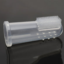 Load image into Gallery viewer, Super Soft Finger Pet Toothbrush Teddy Dog Brush Off Bad Breath Tartar Teeth Care Dogs Cat Cleaning Supplies Pet Tooth Brush