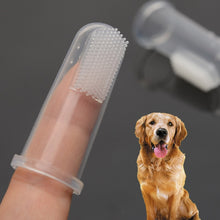 Load image into Gallery viewer, Super Soft Finger Pet Toothbrush Teddy Dog Brush Off Bad Breath Tartar Teeth Care Dogs Cat Cleaning Supplies Pet Tooth Brush