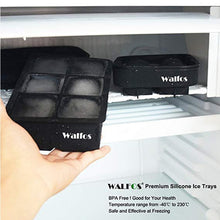 Load image into Gallery viewer, Walfos Whiskey Cocktail Grote Ijsbakje 6 Gaten Ice Cube Vorm Ronde Vormige Ice Ball Maker Siliconen Ijs Schimmel bar