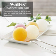 Load image into Gallery viewer, Walfos Whiskey Cocktail Grote Ijsbakje 6 Gaten Ice Cube Vorm Ronde Vormige Ice Ball Maker Siliconen Ijs Schimmel bar